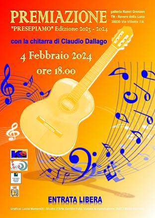 Premiazione presepiamo edizione 2023-2024